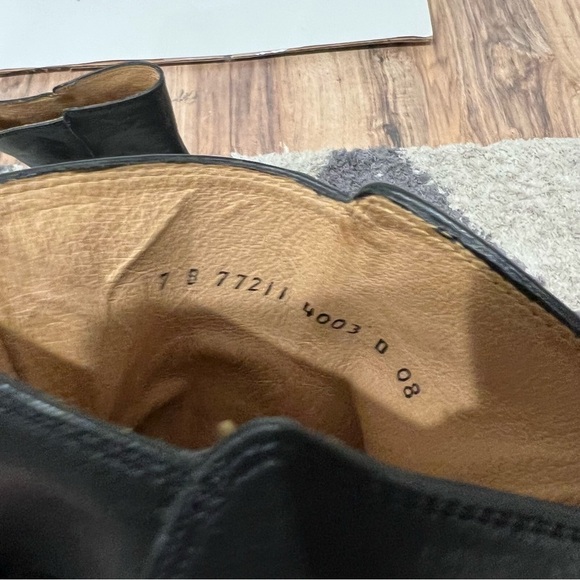 Frye Black Mid Calf Leather Boots - Picture 14 of 15